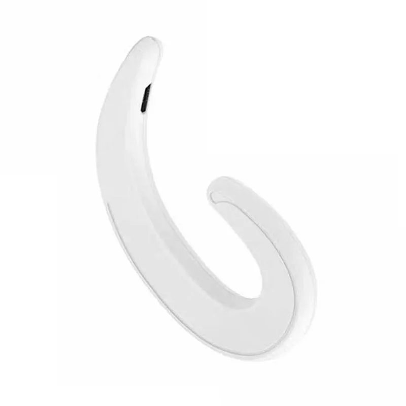 Onever беспроводной Bluetooth Hands Free In-Ear Невидимый Автомобиль Excercise длинные наушники удобные для вождения/делать резервная гарнитура - Название цвета: Белый