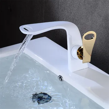 

Basin Faucets Total Brass Bathroom Faucet Single handle Basin Mixer Tap Bath Gold Faucet Sink Water Crane Chrome New Arrivals