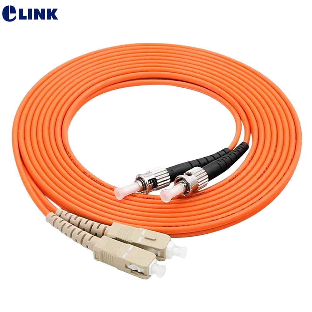 10pcs Fiber Optic Patch Cord Scst Duplex 1 2 3 5 7 10m 50/125 62.5