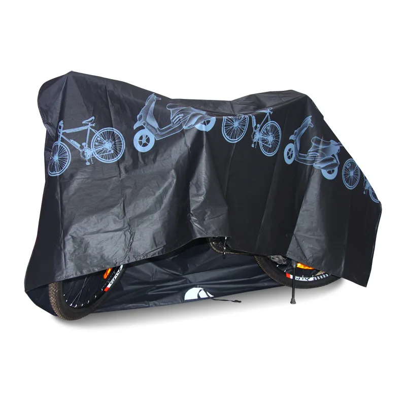 Bike Protective Gear Waterproof Sun Protection MTB Road Bicycle Electric Bicycle Protection Cover Protecting Sleeve - Цвет: Черный