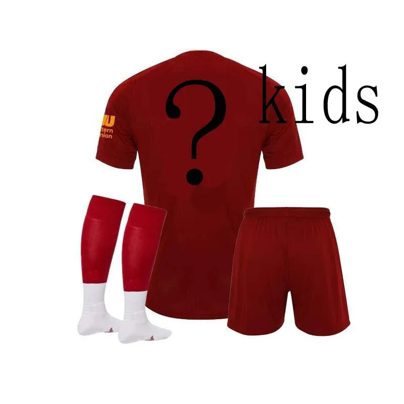 Новинка-, Liverpooles, Детский комплект, носки футбольные футболки 19 20 home Out 3rd GK M. SALAH MANE VIRGIL, футбольная рубашка - Цвет: 3RD13
