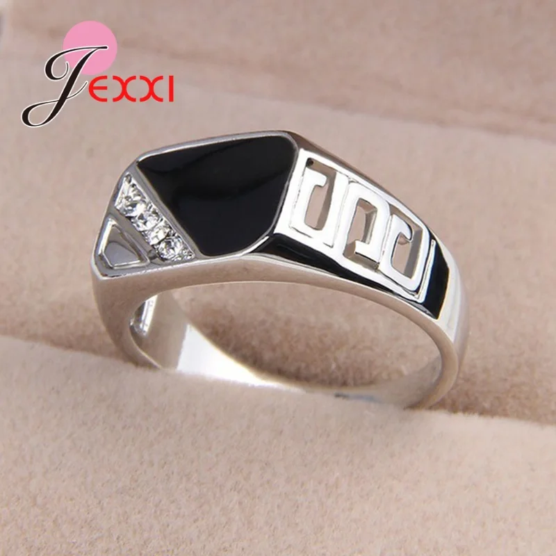 Creative Triangle Drop Oil Cubic Zircon Finger Ring Silver Gold Color Inlay Rhinestone Women Men Jewelry Rings Accessories silver rings silver ring gold plated rings gold plated silver ring gold rings golden ring