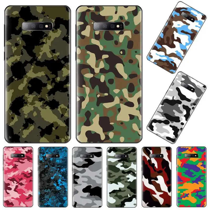 

Camouflage Pattern Camo military Army Phone Case For Samsung galaxy S 7 8 9 10 20 edge A 6 10 20 30 50 51 70 note 10 plus