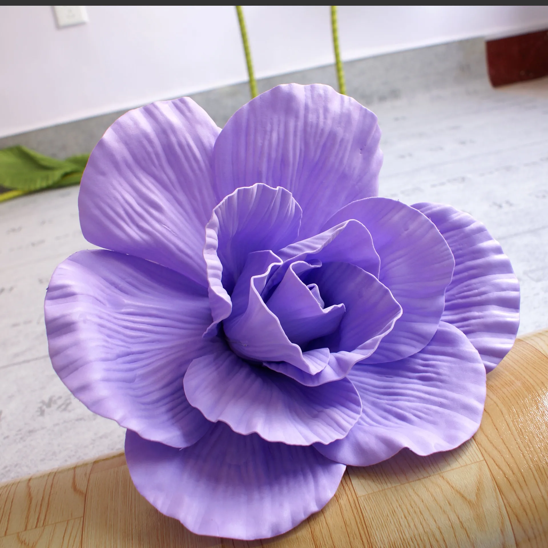 PurPle 1 80 см гигантские ПЭ пены розы Искусственные цветы свадебный цветок розы для декорирования стены дорога цитированные сценические вечерние украшения садовые розы - Цвет: PurPle 1