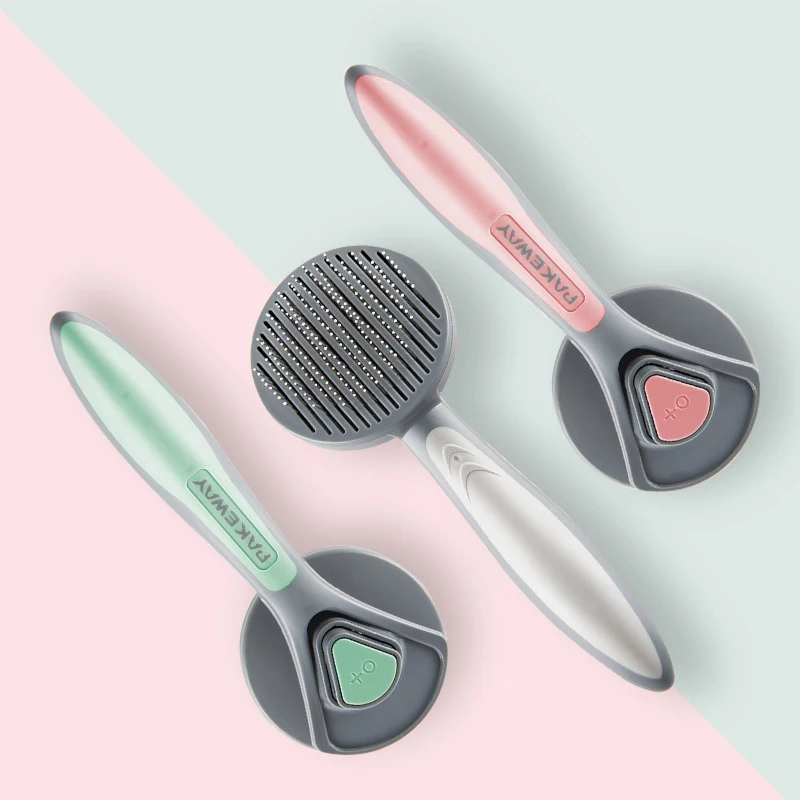 

Dog Brush Cat Comb Hair Removes Pet Comb Dog Hair Special Needle Comb Cat Grooming Cleaning Supplies Self Cleaning Pet Brush