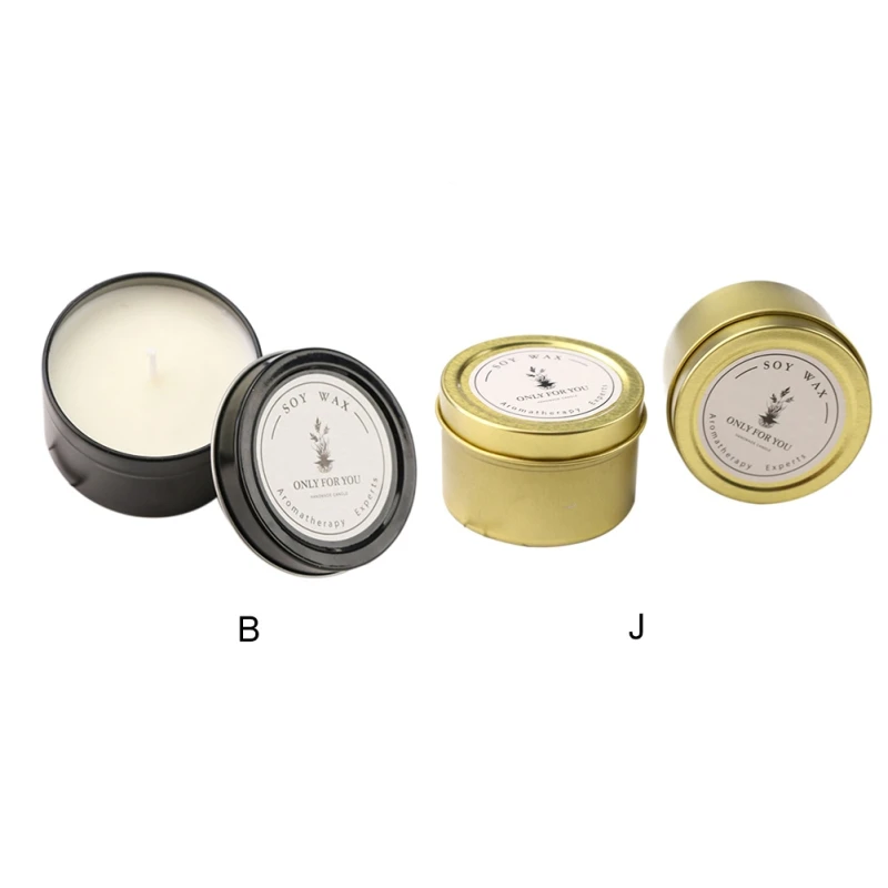 Соевый воск романтическая ароматическая свеча и жесть набор подсвечников с ароматом духов бытовые принадлежности для свадебной вечеринки