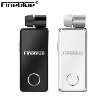 

FineBlue F2 bluetooth 5.0 aluminum alloy call vibration Wireless Headset In-Ear High Tensile Collar Clip Portable Vibrating NEW