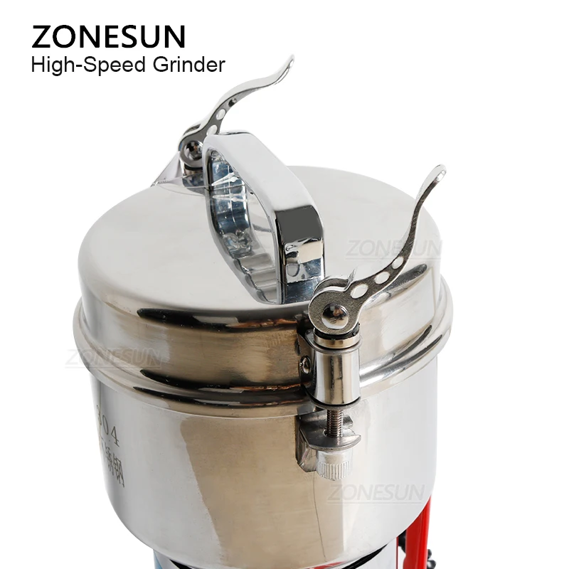 Новинка домашняя электрическая мельница ZONESU из нержавеющей стали зерновая для