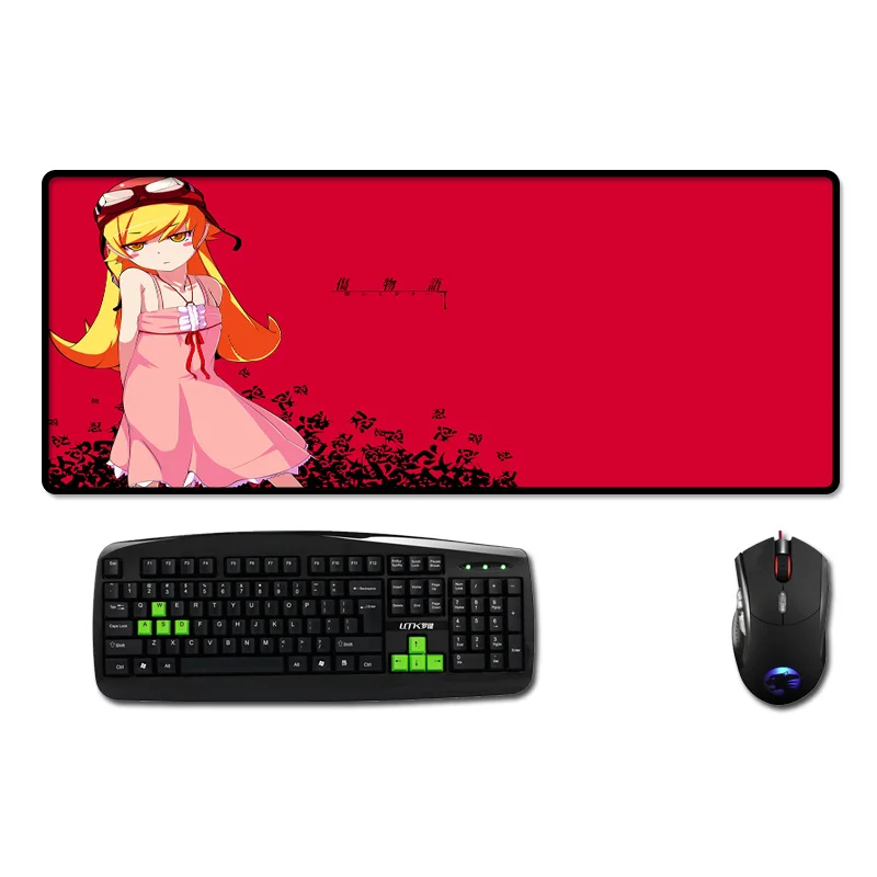 

Mairuige Oshino Shinobu Childhood Monogatari Series Anime Mousepad Desktop Mats To Decoration Pc Desk Gaming Gamer Mice Mat Pad