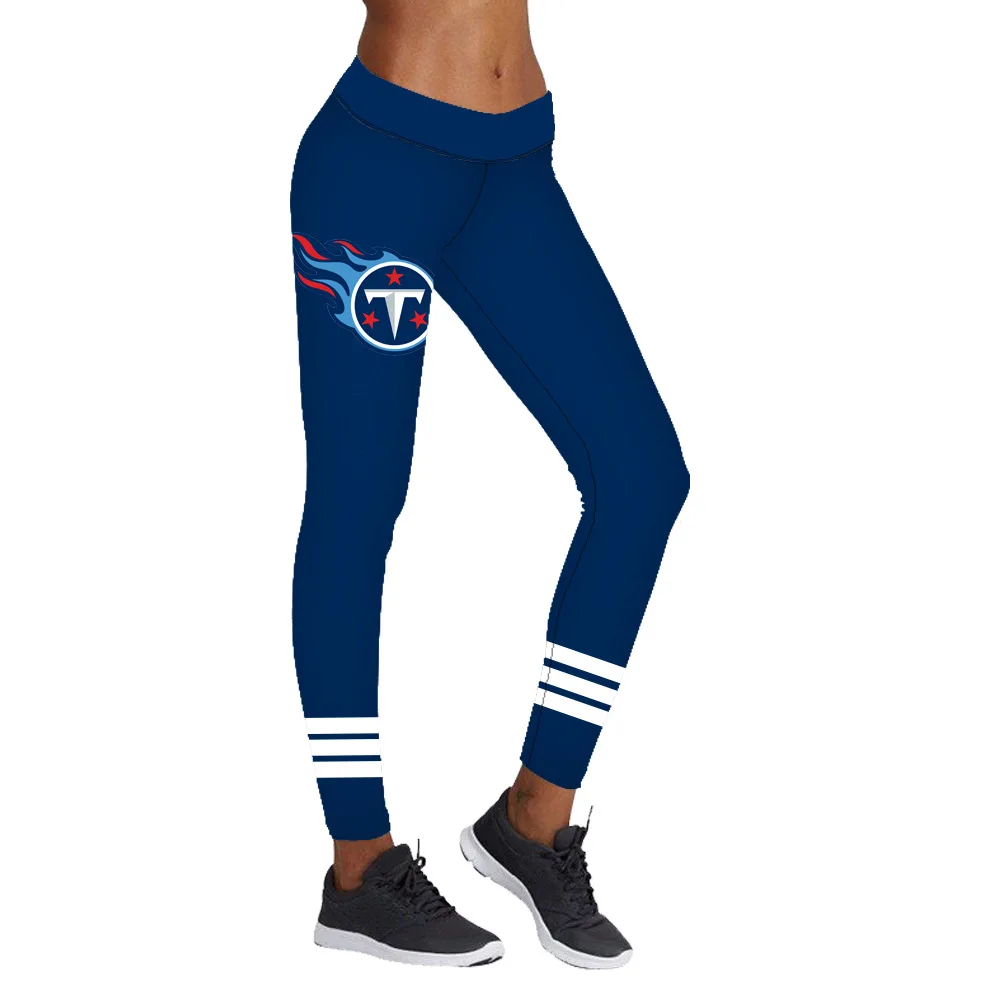 17 Styles 3D Print Yoga Pants Plus Size S-4XL Women Teams Leggings High Waist Match Raider Sport Pants Elastic Fitness Tights