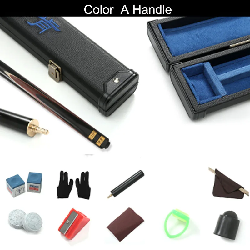 A Color Set C Новинка LP FA KEN модель 3/4 Кии для снукера 10 мм 11,5 мм размер наконечника 4 разных цвета чехол для снукера набор опций - Цвет: A Color Set C