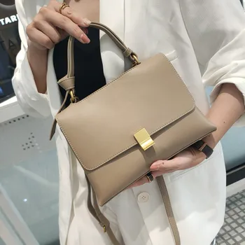 

Bag FOR WOMEN 2020 New Wave Summer Leather Handbag Goddess Temperament Shoulder Female Messenger Bag Cowhide Soft