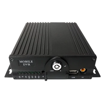 

HYFMDVR sd card 3g WCDMA networked real-time video surveillance gps mdvr built-in time-lapse recording 4-channel driving record