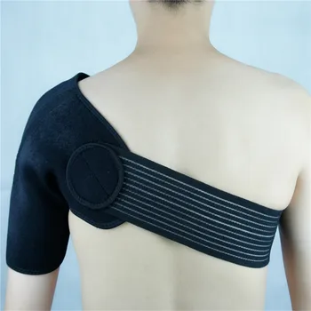 

Single Shoulder Brace Sports Adjustable Shoulder Support Protector Neoprene Dislocated Shoulder Strap Pain Relief Pad Wrap Guard