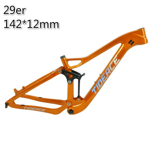 29er 142x12mm Горный велосипед с полной подвеской рама 29er 27,5 er plus Boost рама карбоновая для горного велосипеда cuadro carbono mtb T800 Boost 148*12 велосипедная Рама - Цвет: 29er 142x12mm
