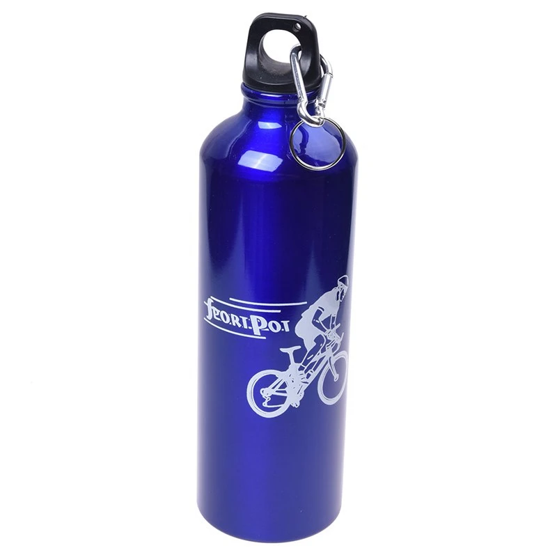 Новинка 750 мл бутылка для воды Спортивный Алюминиевый велосипед