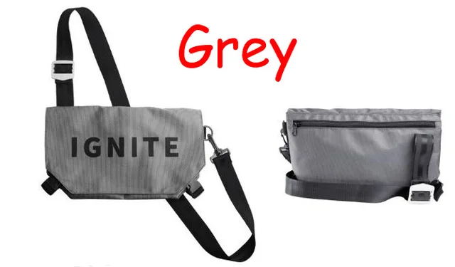 Новейшая спортивная сумка Xiaomi IGNITE на плечо через плечо, нагрудная сумка, стильный мужской повседневный рюкзак hundred tower - Цвет: grey 1pcs