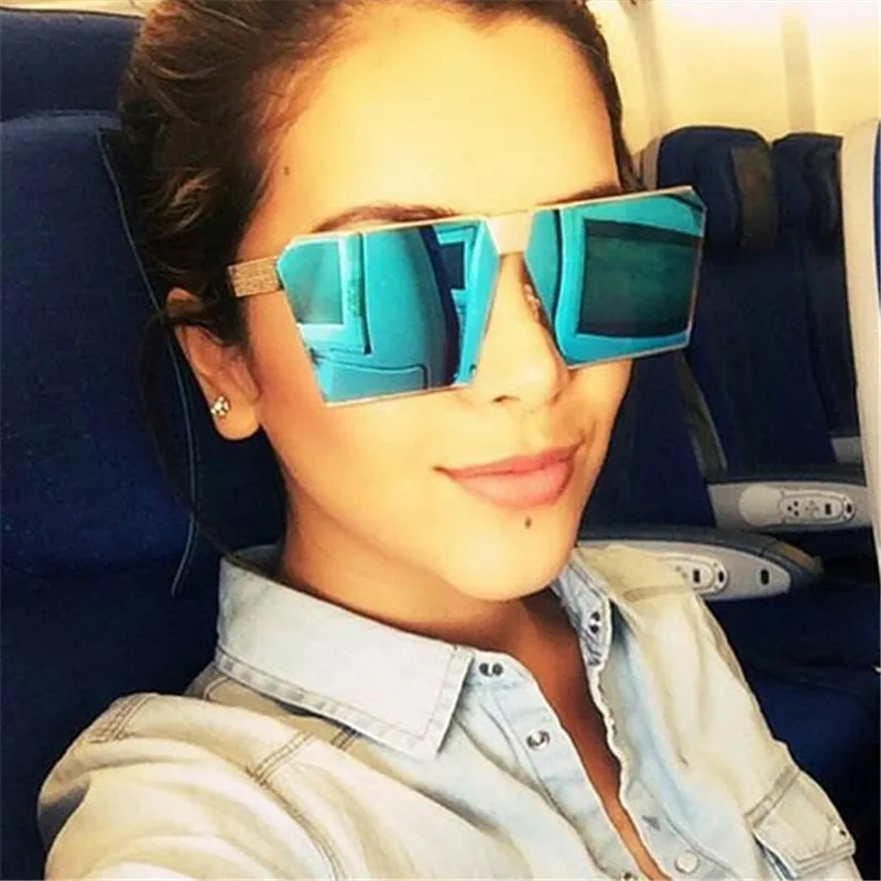 Солнцезащитные очки большого размера для мужчин и женщин винтажные брендовые