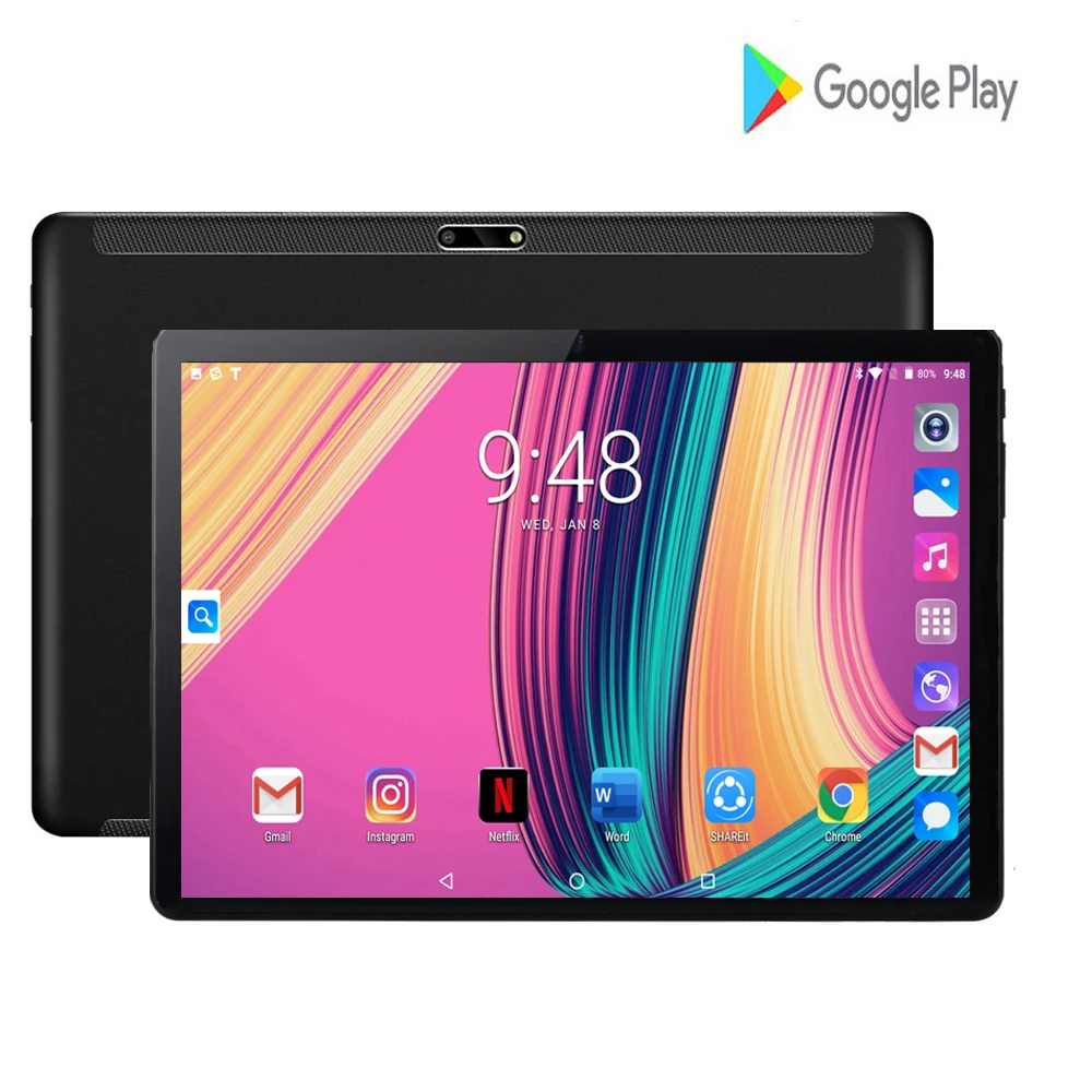 

Fast shipping 100% Original 10 inch 3G Wifi Phone Call Tablet Android 7.0 OS Octa-Core 2G+32G HD 8MP Camera Dual Sim Card +Gifts