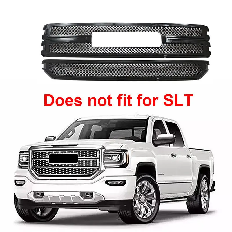 Loyalty For Gmc Sierra 1500 Sle & Base 2016 2017 2018 Front Grille