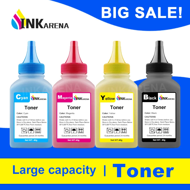 Inkarena Compatibile 4 Colore Ricarica Toner In Polvere Per Samsung Clt-406S Xpress C410W C460Fw C460W Clp 365W Clp-360 Clx 3305 3305Fw