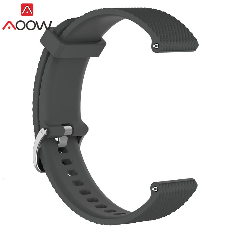 20 мм 22 мм силиконовый ремешок для samsung Galaxy часы Garmin Amazfit замена Браслет часы Группа ремешок для Шестерни Спорт S2 S3
