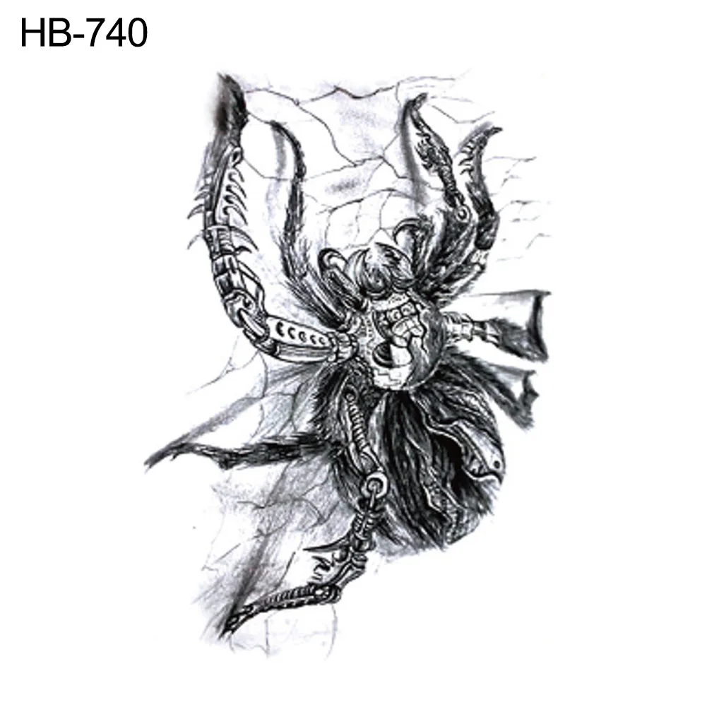 Cool Tiger Dragon Arm Shoulder водонепроницаемые временные фальшивые татуировки стикер переводная наклейка для воды боди-арт