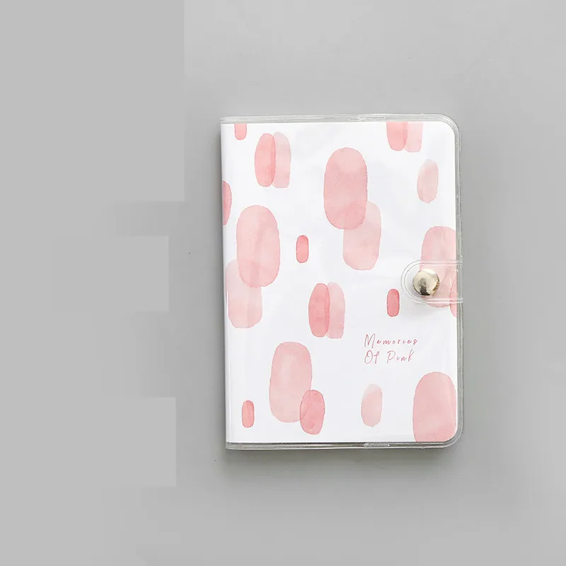 rectangle Kawaii Pink Hardcover Notebook Journal Notepad Paper Diary Portable Book School Office Supplies Memo Horizontal line Stationery - Цвет: rectangle