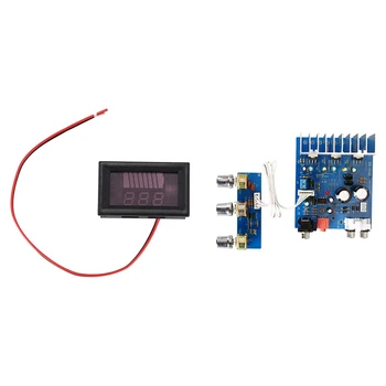 

1 Pcs Car Battery Meter Display Dc Digital Lithium Battery Car Voltmeter & 1 Pcs o Amplifier Board Subwoofer