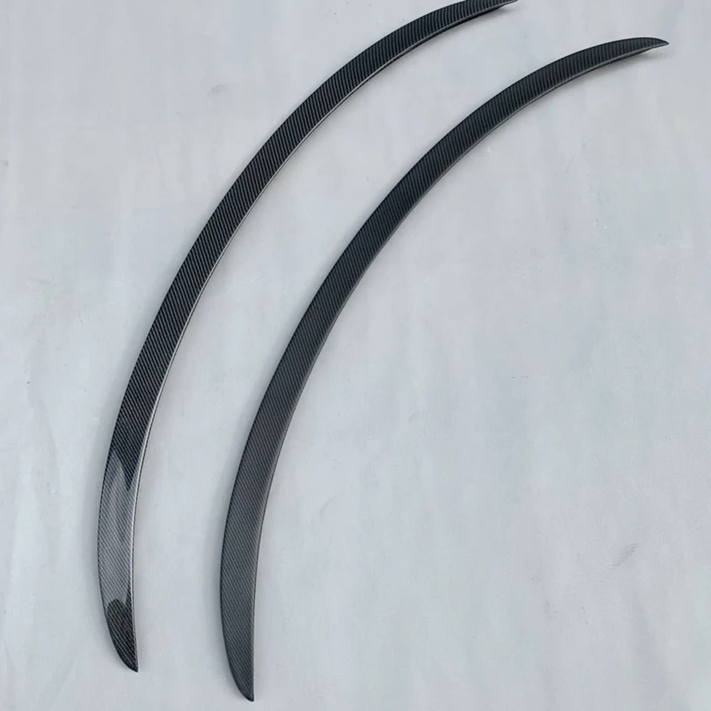 Spoiler Carbon Fiber Rear Trunk Spoiler Black Finish For Tesla Model 3