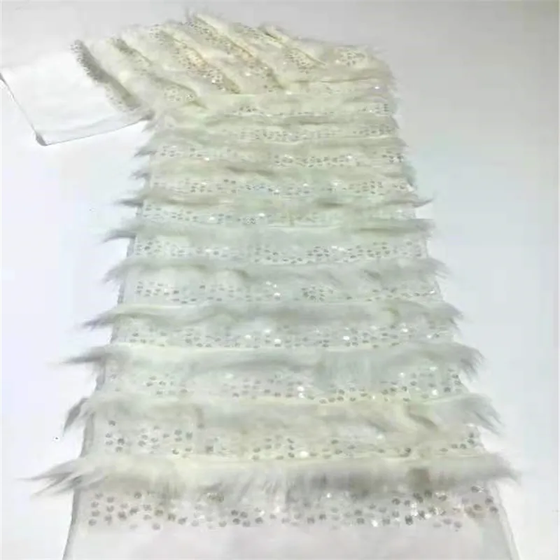 

Бесплатная доставка, кружевная ткань с белыми блестками высокого качества, 100% полиэстер, зеленые блестки, нигерийская кружевная ткань