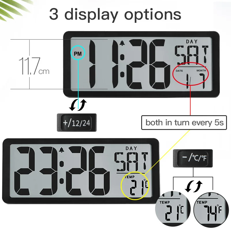  TXL Square Wall Clock Series 13.8