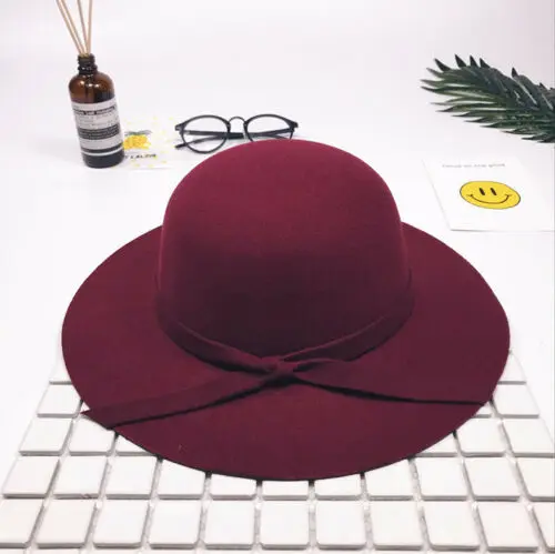 wine red От 2 до 8 лет, новинка, милая детская шляпа с бантиком, солнцезащитные очки с бантиком, капота для малышей, реквизит для фотосъемки - Цвет: wine red