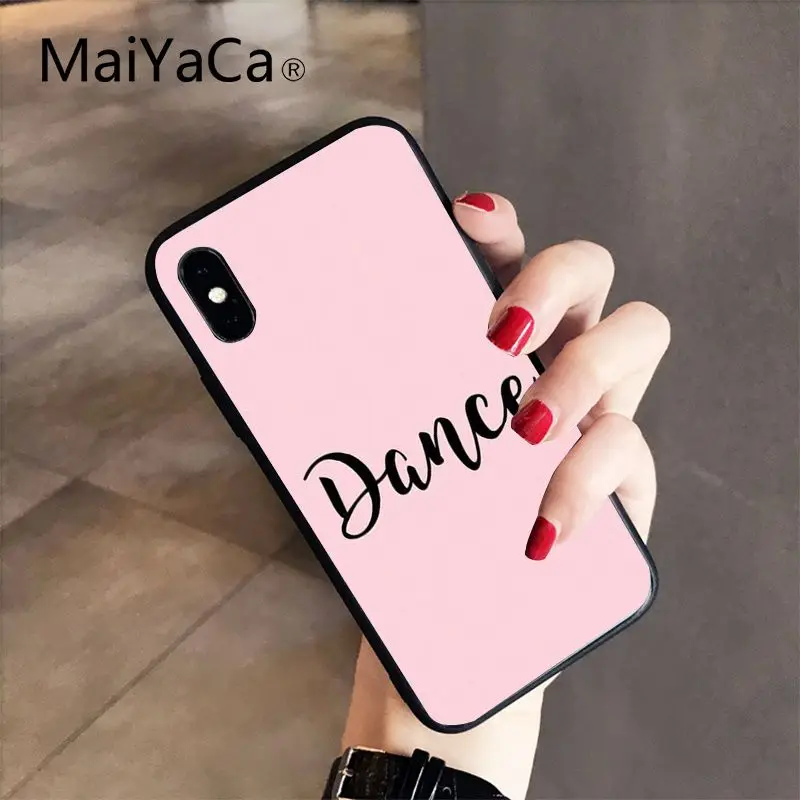 A7 MaiYaCa танцевальный ночной сон весь день черный мягкий чехол телефон чехол для iPhone 8 7 6 6S Plus X XS MAX 5 5S SE XR 10 Чехол - Цвет: A7