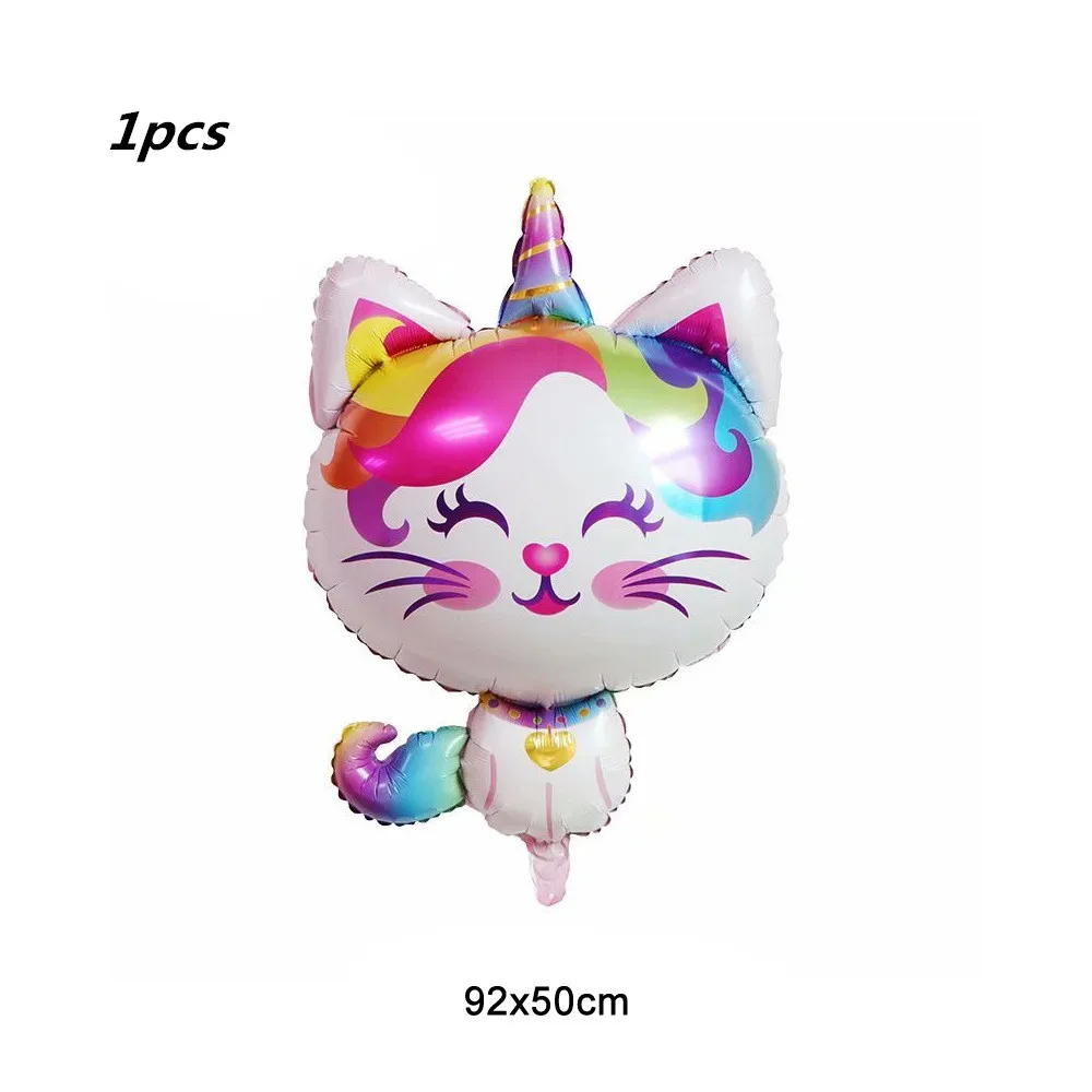 Style 12 1 шт. большой единорог кошка воздушные шары мультфильм животное фольга баллоны ребенок душ Вечеринка День рождения Свадебные украшения Дети подарок игрушки - Цвет: Style 12