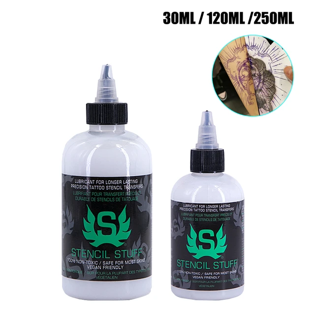 Essential Values 4 Pack Tattoo Transfer Gel Solution (8 fl oz), Perfect for Sharp, Dark & Clean Stencils