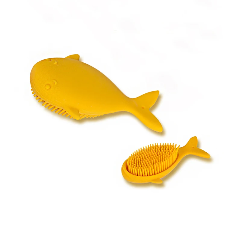 Baby shower bath brush Handle Shower silicone Bath Brush Body Brush