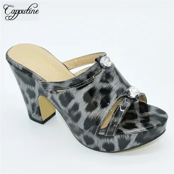 

Fashion wedding/party slipper shoes nice high heel shoes for lady 88-21 Heel Height 11CM