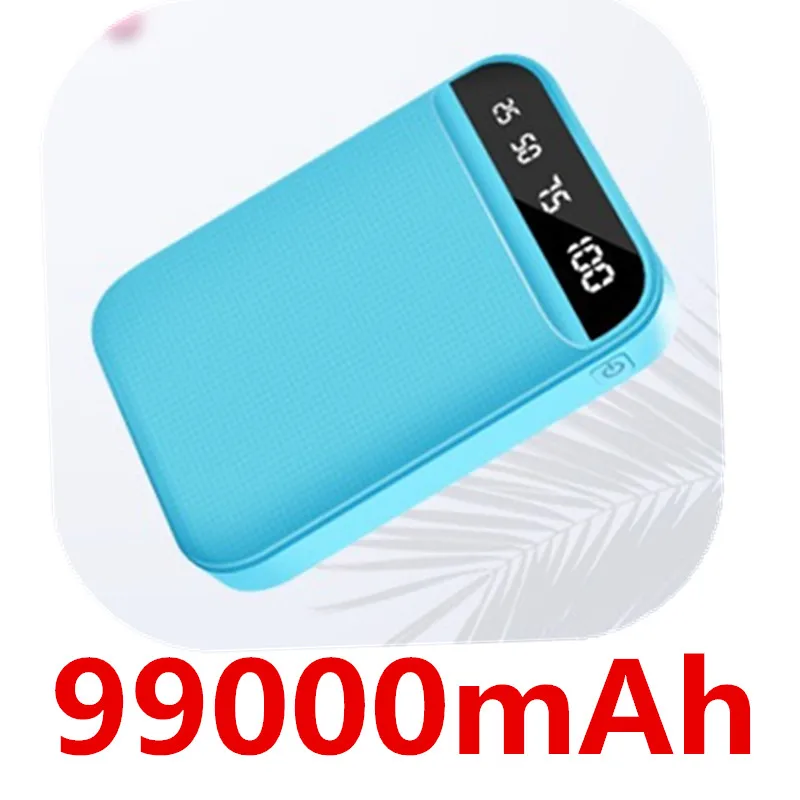 power bank best buy 99000mAh Mini Power Bank Portable Phone Fast Charger Digital Display USB Charging External Battery Pack for Android power bank battery Power Bank