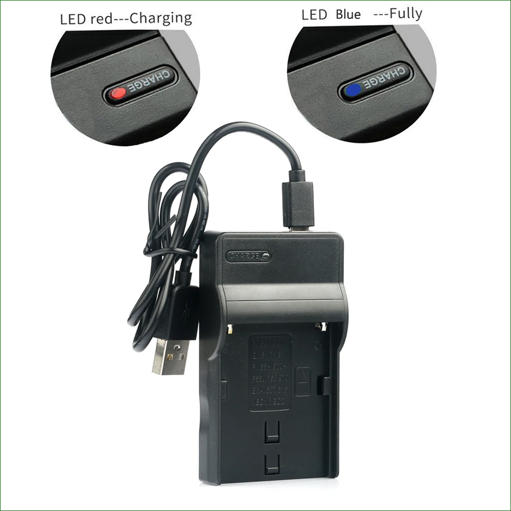 USB Battery Charger NP-FM50 For Sony DSC-F707 DCR-PC105 DCR-TRV14 Camcorder