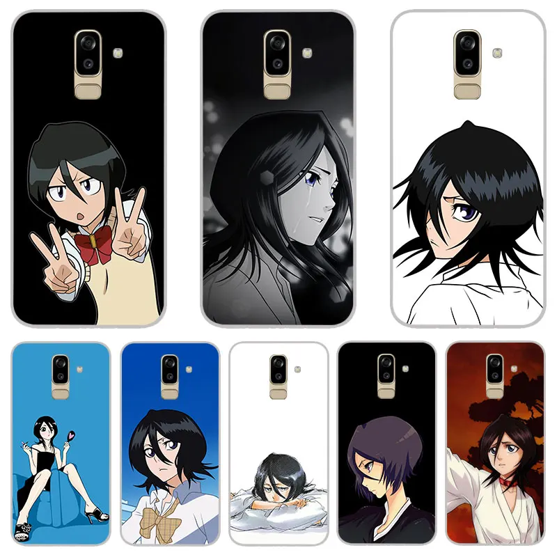 Kuchiki Rukia Matte Silicone Cases For Samsung galaxy J3 J5 J7 A3 A5 A7 2016 2017 TPU Phone Case back Cover |