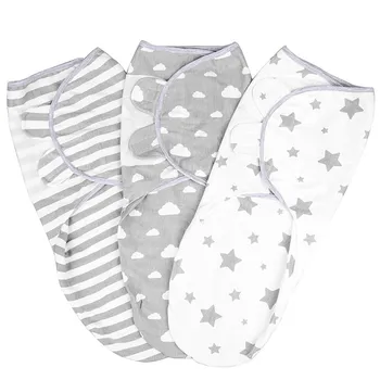 

Newborn Swaddle Pack of 3 Baby Wrap Newborn Blanket 0-3 Months Organic Cotton Blanket & Swaddling Wrap Blanket Sleepsack #902