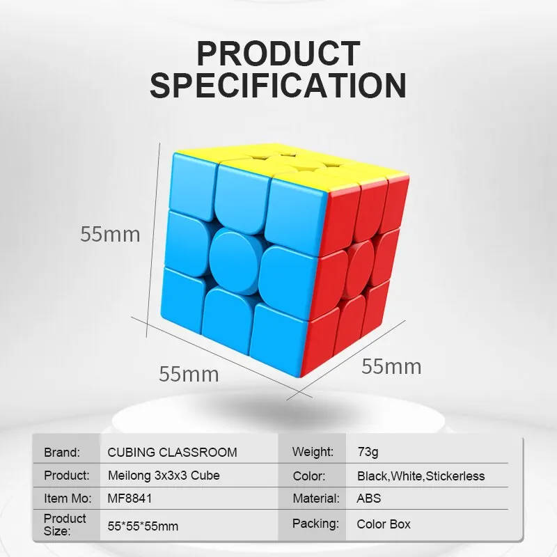 Кубик Moyu Meilong 2x2x2 3x3x3, 4x4x4, 5x5x5, волшебный куб, Moyu Yuhu MF2 MF3 MF4 MF5 головоломка Скорость куб Meilong 3x3x3, 4x4x4 cubo magico