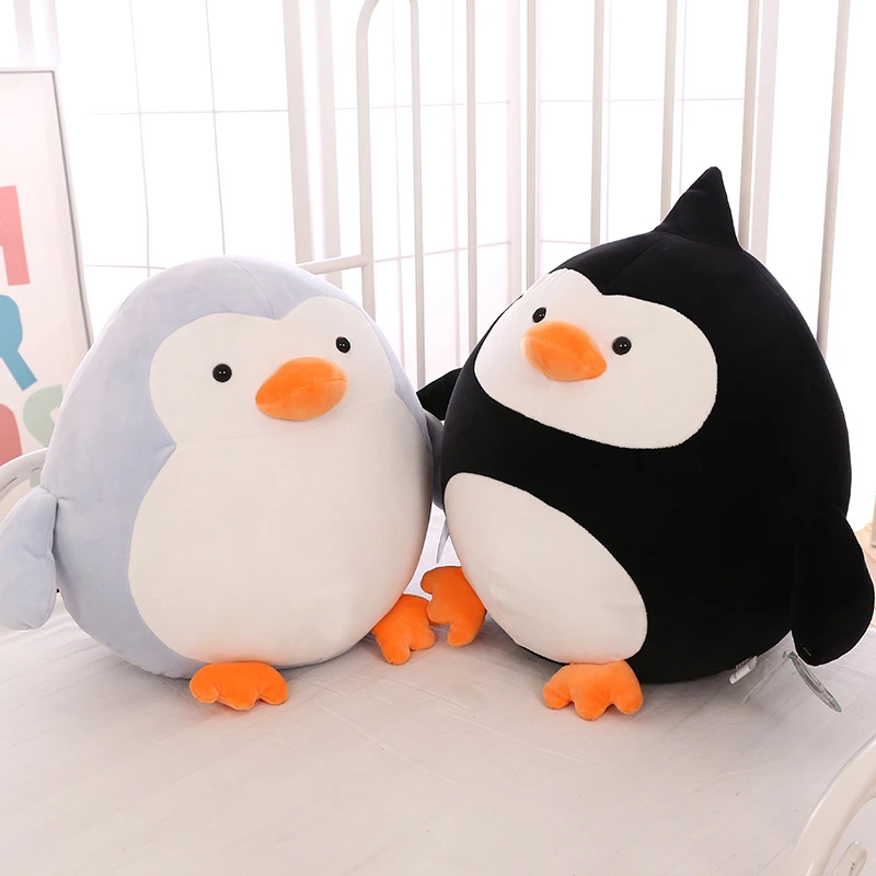 ペンギン人形漫画ぬいぐるみ大サイズなだめる動物ぬいぐるみ人形枕クッションクリエイティブqq人形子供の誕生日プレゼント Stuffed Plush Animals Aliexpress