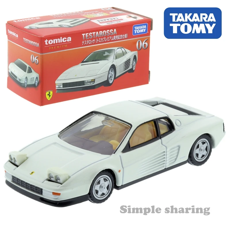 

takara tomy Tomica No.06 testarossa car toy diecast miniature model kit hot pop baby toys funny magic kids dolls