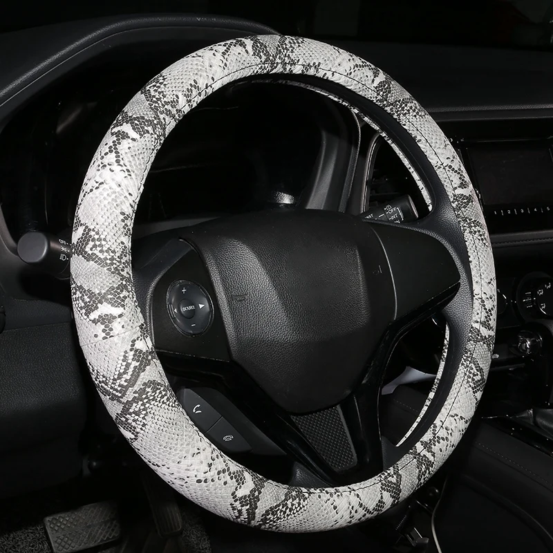 Ular Butir Steering Wheel Cover PU 