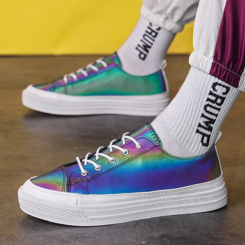 

2019 Summer New Style Daredevil Casual Sports Shoes Low Top Chameleon Canvas Shoes Korean-style Students Men Shoes