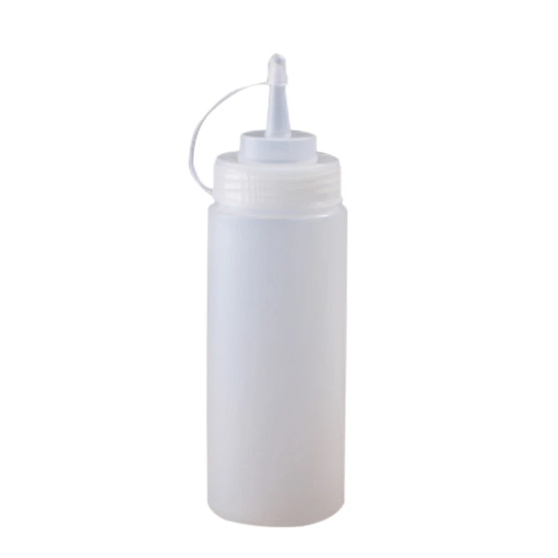 white-XL Портативный кетчуп салат соевый бутылка с соусом для сосисок бытовой соус бутылка кухня ресторан посуда - Цвет: white-XL