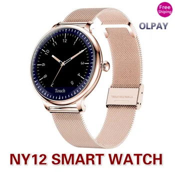 

NY12 Smart Watch 2020 Women Heart Rate Blood Pressure Physiological Monitor Waterproof Full Touch Screen Smart Bracelet PK M4 M8