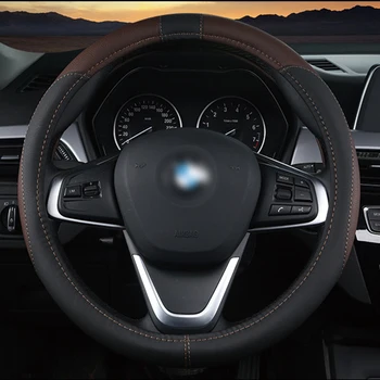 

Leather Car steering wheel cover For Chery all models QQ3 QQ6 Ai Ruize A3 Tiggo X1 QQ A5 E3 V5 EQ1 Tiggo E5 A3 auto accessories